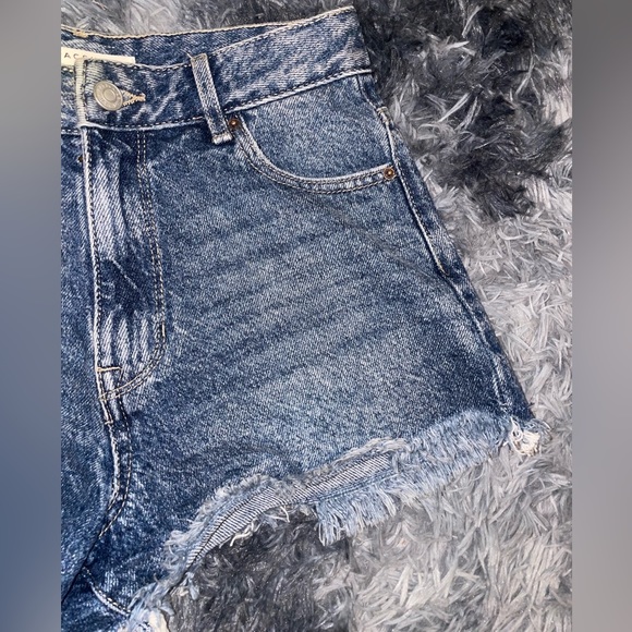 PacSun high rise festival denim shirt shorts - Picture 2 of 7